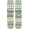 imageLazyOnes Men and Womens Novelty Crew Socks Funny Gifts For Men and Women Christmas SocksReindeer Fair Isle