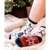 imageLazyOnes Men and Womens Novelty Crew Socks Funny Gifts For Men and Women Christmas SocksSilent Night