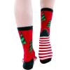imageLazyOnes Men and Womens Novelty Crew Socks Funny Gifts For Men and Women Christmas SocksStriped Tree