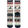 imageLazyOnes Men and Womens Novelty Crew Socks Funny Gifts For Men and Women Christmas SocksTree Fair Isle