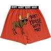 imageLazy One Funny Animal Boxers Novelty Boxer Shorts Humorous Underwear Gag Gifts for Men Dont Moose With Me LARGE