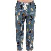 imageLazy One Funny Moose Pajama Pants for Men Mens Separate Bottoms Lounge PantsMay the Forest Blue Pajama Pants