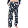 imageLazy One Pajama Pants for Men Mens Separate Bottoms Lounge Pants Mythical Creature Winter Yeti for Bed XSmall