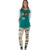 imageLazy One Womens Soft Casual Pajama Leggings and Tall Tee Sets With Cute Fun Prints Sloth Animal Stay Sleepy Large