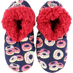 imageDonut Disturb Womens Plush Fuzzy Feet Slippers by LazyOne  Ladies Soft Fuzzy House Slippers NonSkid SM