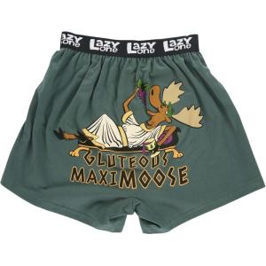 imageLazy One Funny Animal Boxers Novelty Boxer Shorts Humorous Underwear Gag Gifts for Men Funny Bear BoxersGluteous Maximoose Boxers