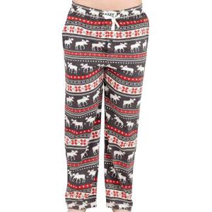 imageLazy One Funny Moose Pajama Pants for Men Mens Separate Bottoms Lounge PantsCabin Fair Isle Pajama Pants