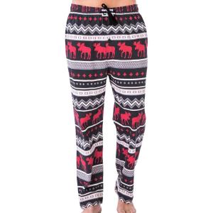 imageLazy One Funny Moose Pajama Pants for Men Mens Separate Bottoms Lounge PantsCabin Moose Pajama Pants