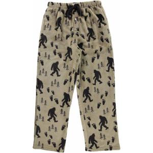 imageLazy One Mens Fleece Pajama Pants Nordic Fleece Pajama Bottoms for Men Warm Pajama PantsBigfoot Fleece Pajama Pants