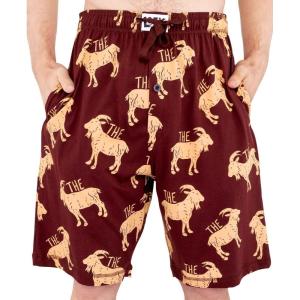 imageLazy One Pajama Shorts for Men Mens Pajama Bottoms Sleepwear Greatest Of All Time GOAT Large