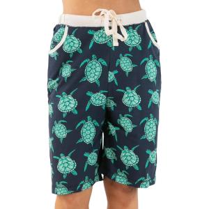 imageLazy One Womens Bermuda Shorts with Elastic Waistband and Scoop Pockets Animal Designs XSXLTurtley Awesome Bermuda Short