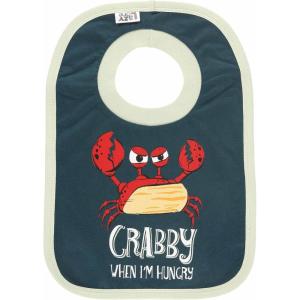 imageLazyOne AnimalPrint Baby Bibs Cute Baby Shower Gifts One SizeCrabby When Hungry