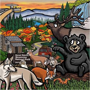 imageLazyOne Outdoor Puzzles Jigsaw Puzzles for Adults and Kids 100 250 500 Piece Puzzle for The Whole Family Great OutdoorsSmoky Mtn National Park