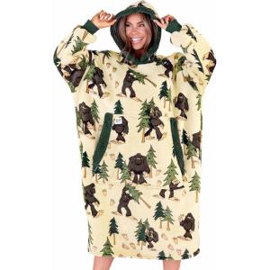 imageLazyOne Oversized Blanket Hoodie Oversized Hoodies for Women and Men One Size Fits All Wearable BlanketsBigfoot