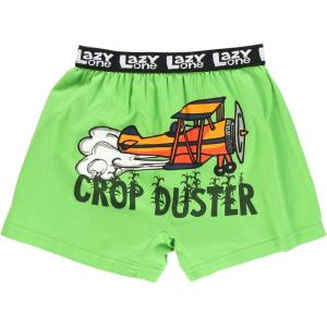 imageLazy One Funny Animal Boxers Humorous Underwear Novelty Boxer Shorts Gag Gifts for MenCrop Duster Kids Boxer