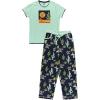 imageLazy One Womens Aquatic Pajama Set  Cute Ocean ampamp Coastal Animal Loungewear for Comfort and FunStuck in Bed Cactus Pajama Set