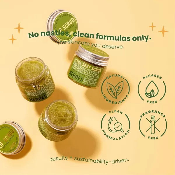 Save 15  Handmade Heroes Plumping Bakuchiol Lip Mask and Green Tea Lip Scrub Bundle  Clean Sustainable Skincare Lip Exfoliator and Lip Treatment  Matcha Latte ampamp Bakuchiol