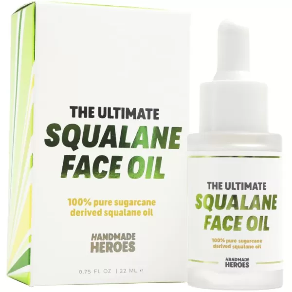 imageHandmade Heroes 100 Natural Sugarcane Squalane Oil  Gua Sha Facial Moisturizer for Tightening and Wrinkles for an Even Skin Tone and Neck Lift Neck ampamp Dcollet Oil