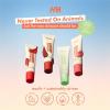 imageHandmade Heroes 100 Natural Vegan Tinted Lip Gloss with Hyaluronic Acid  Lightweight Moisturizing Soft Lipstick for Dry Lips  Mood Dark Red