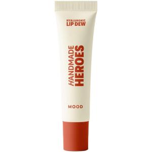 imageHandmade Heroes 100 Natural Vegan Tinted Lip Gloss with Hyaluronic Acid  Lightweight Moisturizing Soft Lipstick for Dry Lips  Mood Dark Red