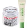 imageHandmade Heroes Coconut Sorbet Lip Scrub ampamp Vegan Clear Lip Gloss Bundle  Clean Beauty Sustainable Skincare