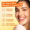 image:imageHandmade Heroes The Super Glow Vitamin C Turmeric Face Oil  Lightweight Radiance Oil for DullLooking Skin 08 Fl Oz