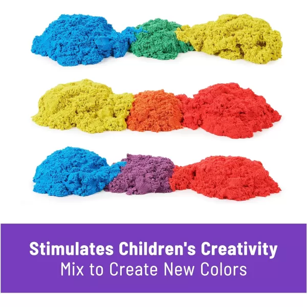 Kinetic Sand 20Pack Eggs with Red Yellow and Blue Play Sand Goodie Bag Toys Sensory Toys for Kids10Pack Castle Containers
