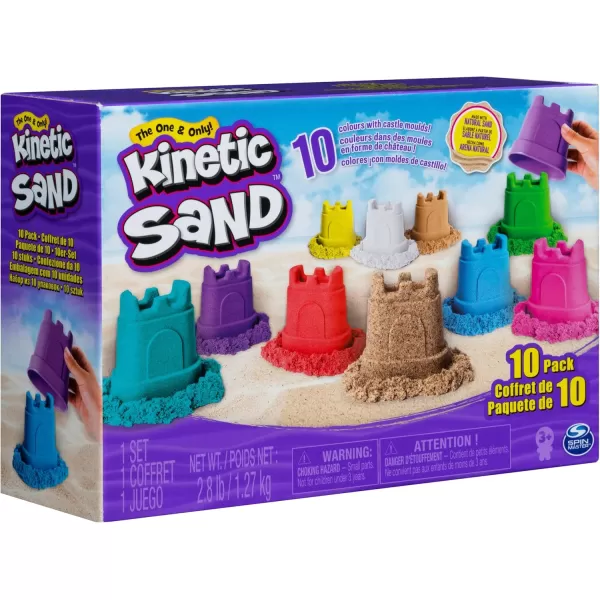 Kinetic Sand 20Pack Eggs with Red Yellow and Blue Play Sand Goodie Bag Toys Sensory Toys for Kids10Pack Castle Containers