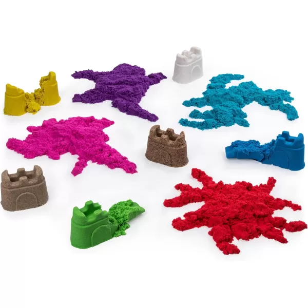 Kinetic Sand 20Pack Eggs with Red Yellow and Blue Play Sand Goodie Bag Toys Sensory Toys for Kids10Pack Castle Containers