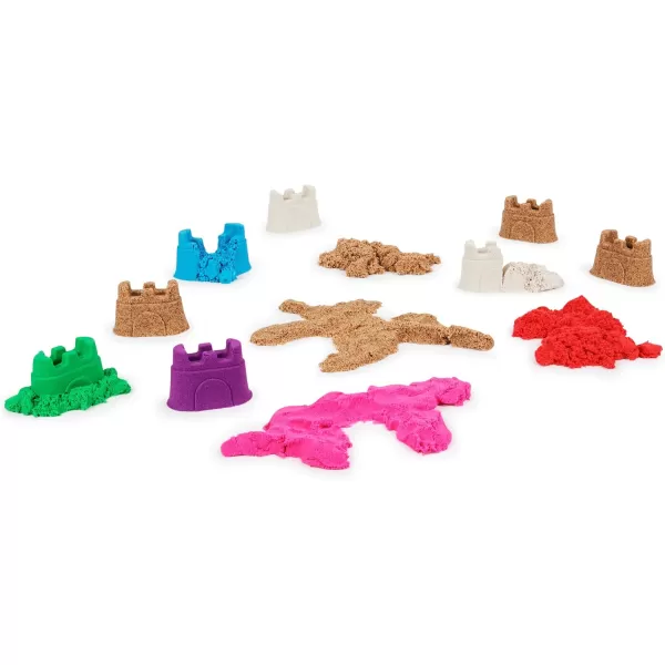 Kinetic Sand 20Pack Eggs with Red Yellow and Blue Play Sand Goodie Bag Toys Sensory Toys for Kids12pack Castle Containers