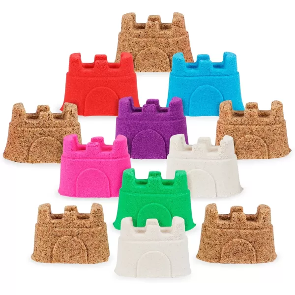 Kinetic Sand 20Pack Eggs with Red Yellow and Blue Play Sand Goodie Bag Toys Sensory Toys for Kids12pack Castle Containers