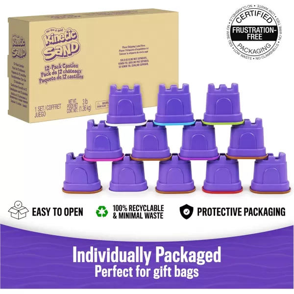 Kinetic Sand 20Pack Eggs with Red Yellow and Blue Play Sand Goodie Bag Toys Sensory Toys for Kids12pack Castle Containers