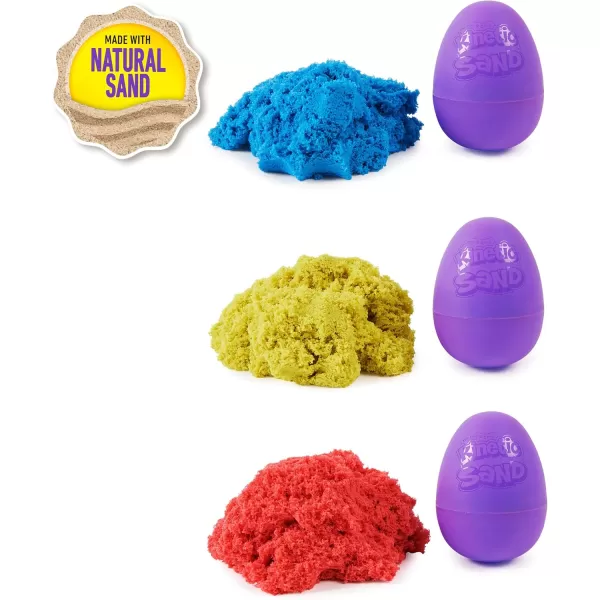 Kinetic Sand 20Pack Eggs with Red Yellow and Blue Play Sand Goodie Bag Toys Sensory Toys for Kids20Pack Eggs