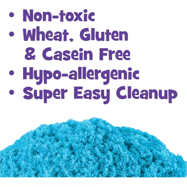 Kinetic Sand Mermaid Crystal Playset Over 1lb of Play Sand Gold Shimmer Sand Storage and Tools Sensory Toys for Kids Ages 3 and upSlice N Surprise