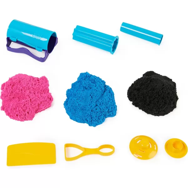 Kinetic Sand Mermaid Crystal Playset Over 1lb of Play Sand Gold Shimmer Sand Storage and Tools Sensory Toys for Kids Ages 3 and upSlice N Surprise