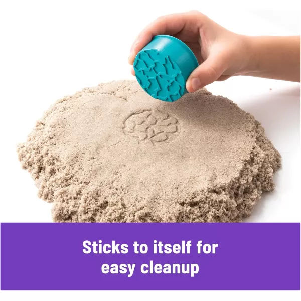 Kinetic Sand Mermaid Palace Playset Over 2lbs of Shimmer Play Sand Neon Purple Shimmer Teal and Beach Sand Reusable Folding Sandbox and Tools Sensory Toys for Kids Ages 3 and upFolding Sand Box