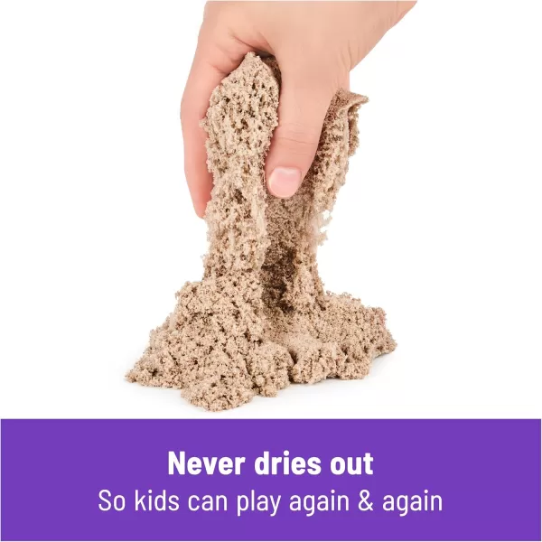 Kinetic Sand Mermaid Palace Playset Over 2lbs of Shimmer Play Sand Neon Purple Shimmer Teal and Beach Sand Reusable Folding Sandbox and Tools Sensory Toys for Kids Ages 3 and upFolding Sand Box