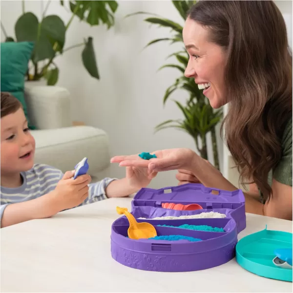 Kinetic Sand Project Planet Deep Sea with 24oz Play Sand ampamp Sea Creature Tools Sustainably Minded Eco Friendly Materials Sensory Toys for KidsProject Planet Deep Sea