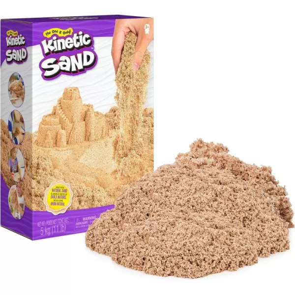 Kinetic Sand The Original Moldable Play Sand 325lbs Beach Sand Sensory Toys for Kids Ages 3 and up Amazon Exclusive11lb Beach Sand