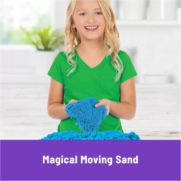 Kinetic Sand 25lbs Blue Play Sand Moldable Sensory Toys for Kids Resealable Bag Ages 3Blue