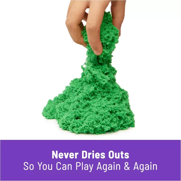 Kinetic Sand 25lbs Blue Play Sand Moldable Sensory Toys for Kids Resealable Bag Ages 3Green