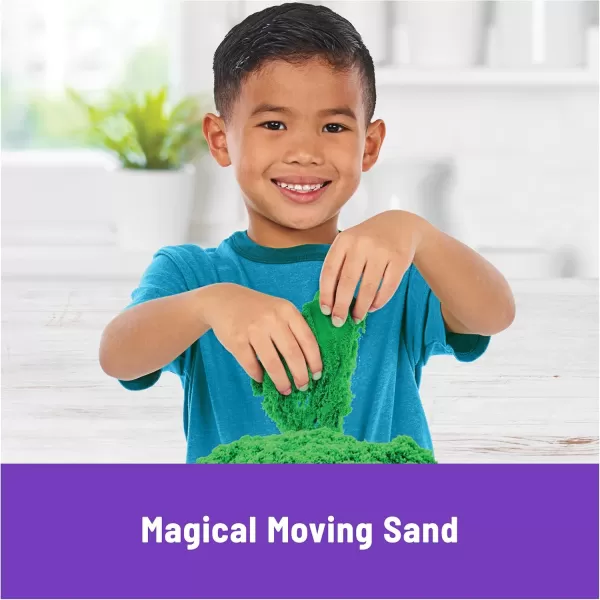 Kinetic Sand 25lbs Blue Play Sand Moldable Sensory Toys for Kids Resealable Bag Ages 3Green