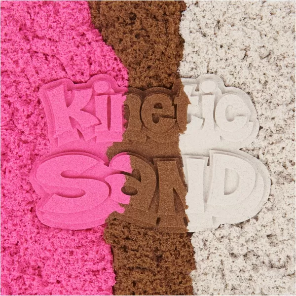 Kinetic Sand Ice Cream Scents 3Pack 2lbs of Strawberry Chocolate and Vanilla Scented Play Sand Toys for Kids Ages 3Ice Cream Scents 3Pack