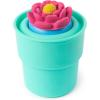 imageKinetic Sand SquishBlossom Blooming Flower with 8oz Neon Yellow ampamp Pink Play Sand Pot ampamp Molds Gifts for Mom ampamp Kids Arts and Crafts Sensory Toys