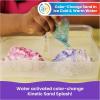 imageKinetic Sand Splash Water Play Sandbox with 12oz ColorChange Play Sand 4 Molds ampamp Tray Amazon Exclusive Toddler Toys Kids Toys for Girls ampamp BoysWater Play Sandbox