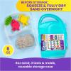 imageKinetic Sand Splash Water Play Sandbox with 12oz ColorChange Play Sand 4 Molds ampamp Tray Amazon Exclusive Toddler Toys Kids Toys for Girls ampamp BoysSplash Starter Case