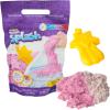 imageKinetic Sand Splash Water Play Sandbox with 12oz ColorChange Play Sand 4 Molds ampamp Tray Amazon Exclusive Toddler Toys Kids Toys for Girls ampamp BoysWhitePink