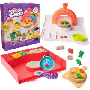 imageKinetic Sand SquishPizza Rising Pizza Playset with 1lb Play Sand ampamp 5 Tools Kids Toys for Girls ampamp Boys Ages 5 and upMulticolor