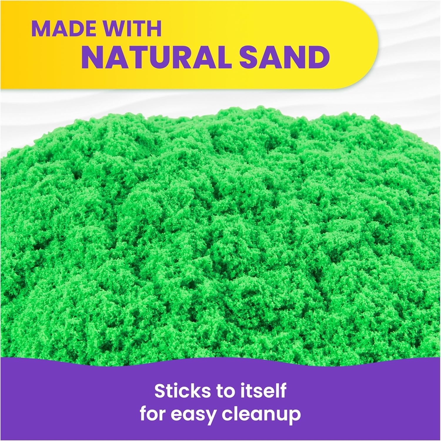 image:imageKinetic Sand 11lb Blue Mega Box Moldable Play Sand Sensory Toys Ages 3  Colorful Bulk Sand for Playsets Sensory Bins amp Classrooms Shape and Mold for OpenEnded Play Birthday Gifts for KidsGreen