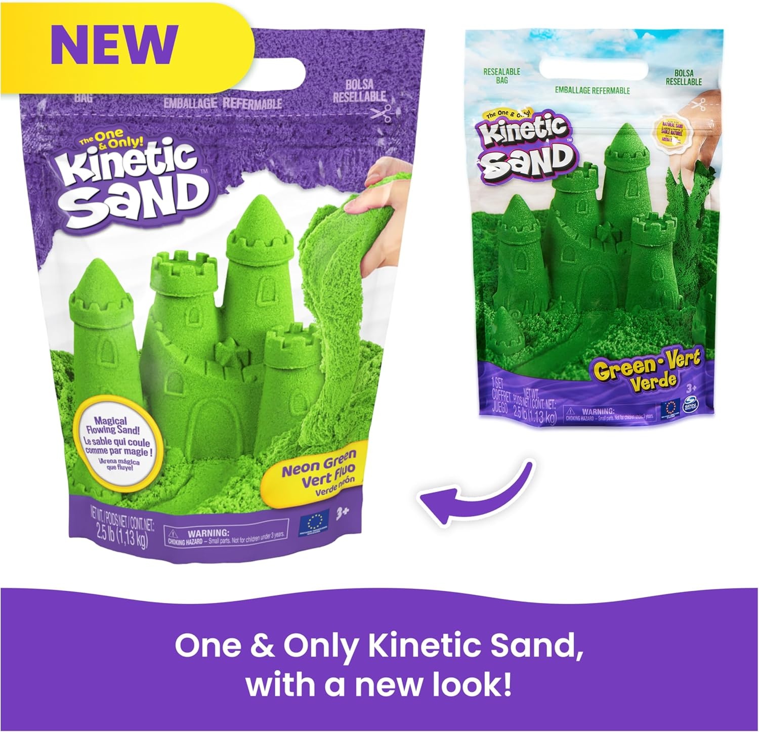 image:imageKinetic Sand 11lb Blue Mega Box Moldable Play Sand Sensory Toys Ages 3  Colorful Bulk Sand for Playsets Sensory Bins amp Classrooms Shape and Mold for OpenEnded Play Birthday Gifts for KidsGreen